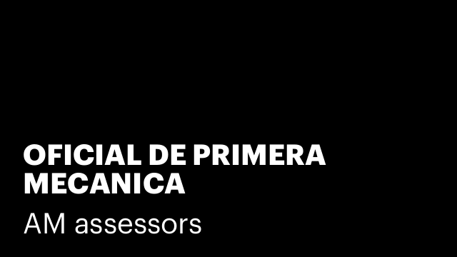 OFICIAL DE PRIMERA MECANICA