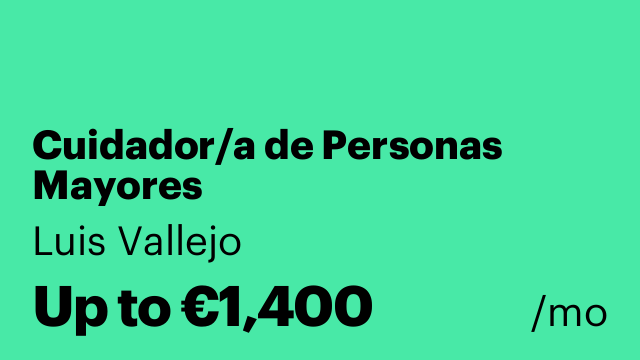 Cuidador/a de Personas Mayores