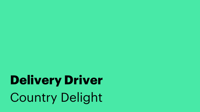 Delivery Driver
