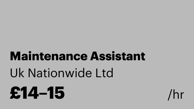Maintenance Assistant