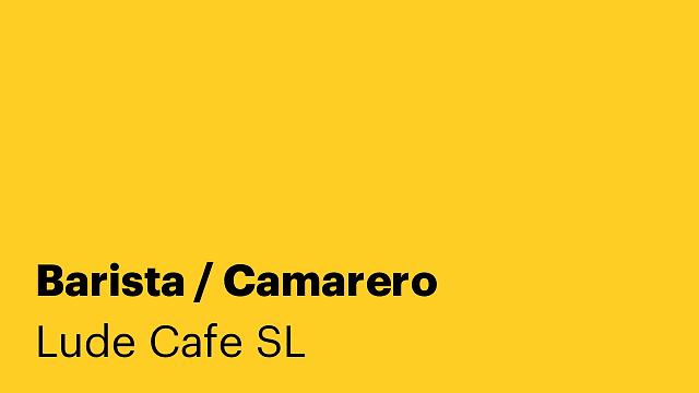 Barista / Camarero