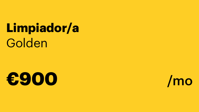 Limpiador/a
