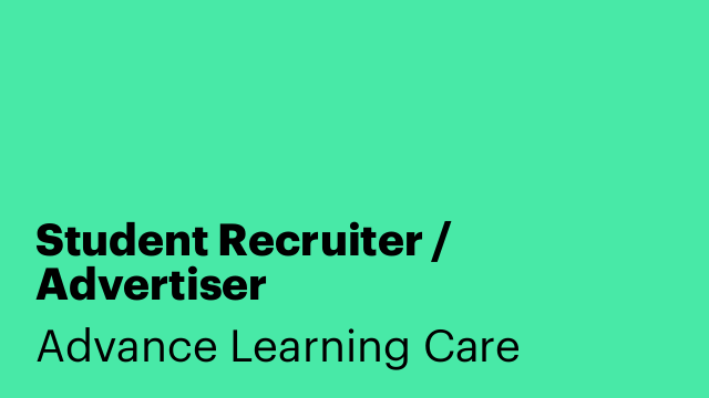 Student Recruiter / Advertiser