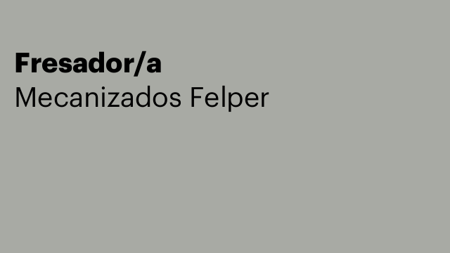 Fresador/a