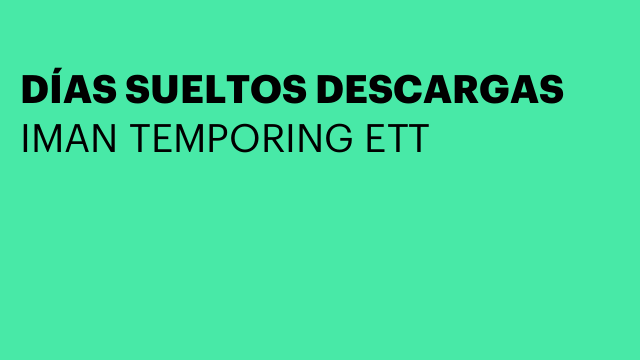DÍAS SUELTOS DESCARGAS