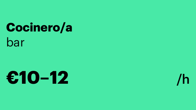 Cocinero/a