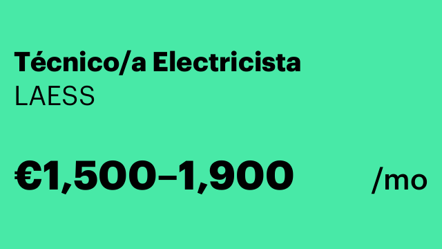 Técnico/a Electricista