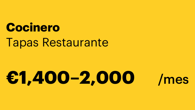 Cocinero