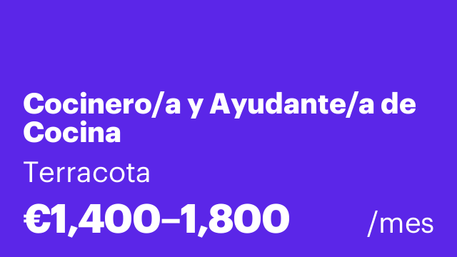 Cocinero/a y Ayudante/a de Cocina