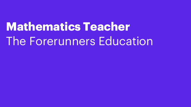 Mathematics Teacher