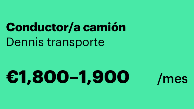Conductor/a camión