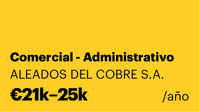 Comercial - Administrativo