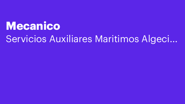 Mecanico