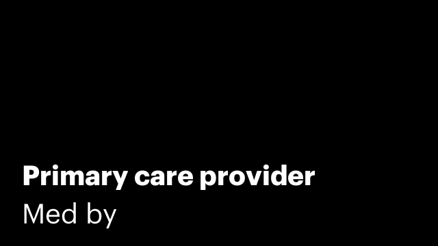 Primary care provider