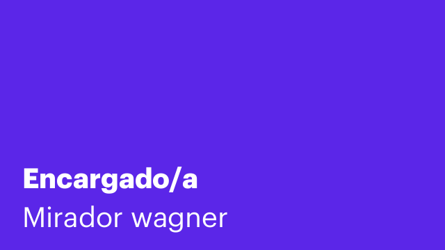 Encargado/a