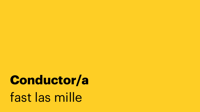 Conductor/a