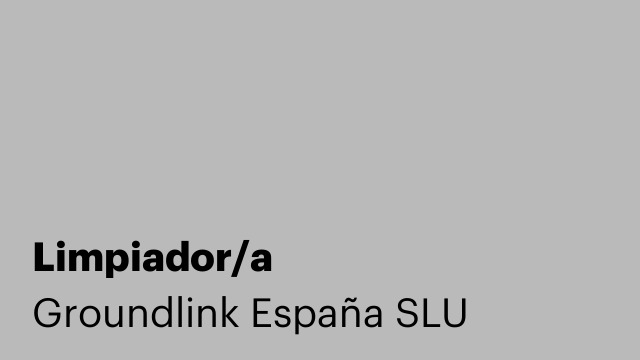 Limpiador/a