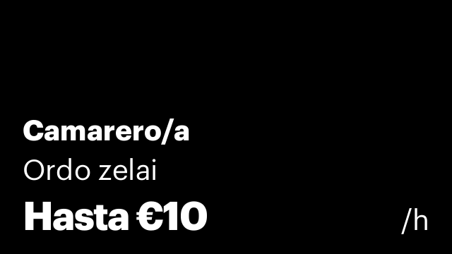 Camarero/a
