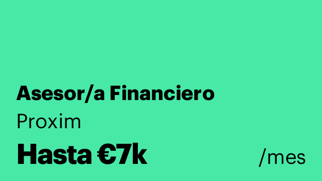 Asesor/a Financiero