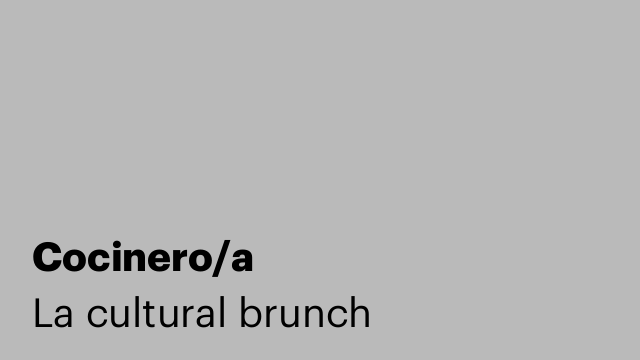Cocinero/a