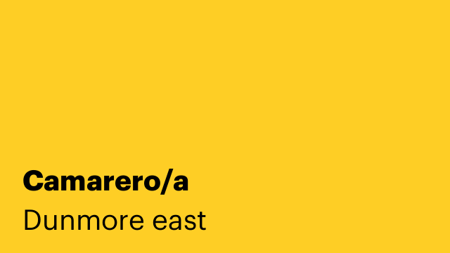Camarero/a
