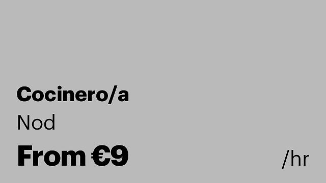Cocinero/a