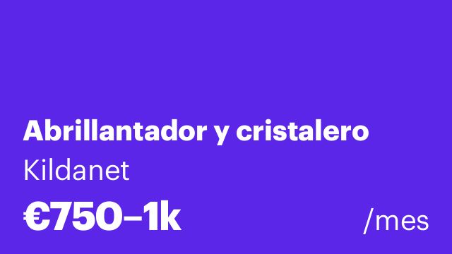 Abrillantador y cristalero
