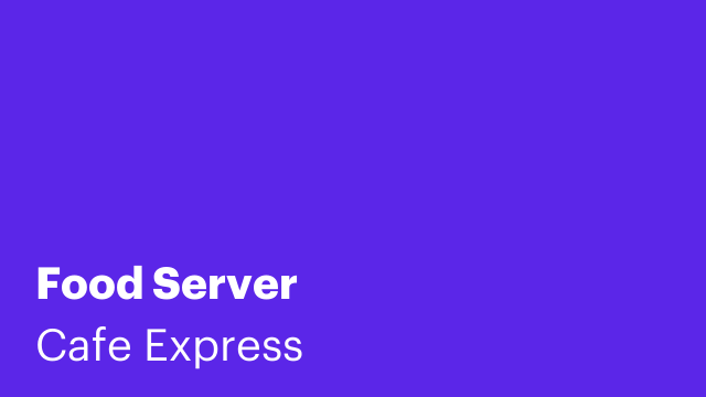 Food Server