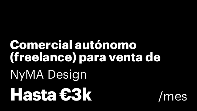 Comercial autónomo (freelance) para venta de páginas web