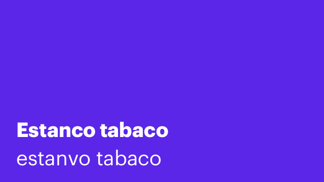 Estanco tabaco