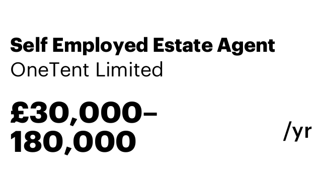 Self Employed Estate Agent