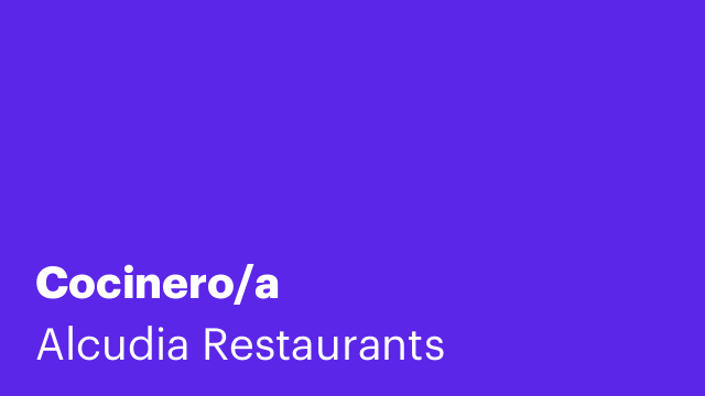 Cocinero/a
