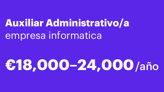 Auxiliar Administrativo/a