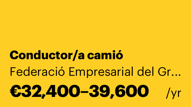 Conductor/a camió