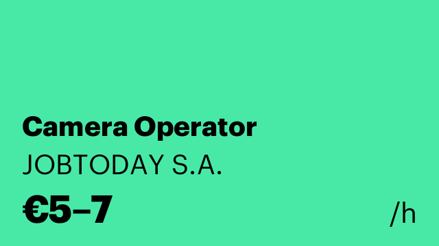 Camera Operator
