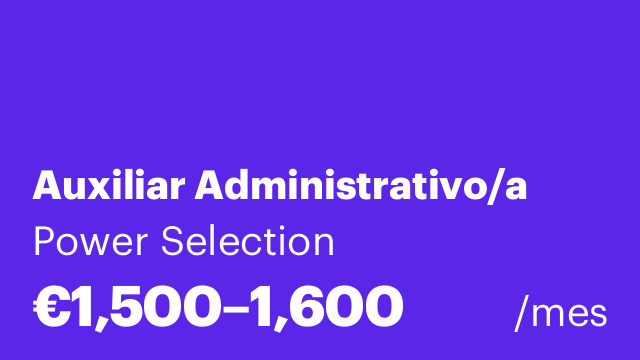 Auxiliar Administrativo/a