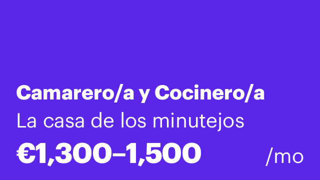 Camarero/a y Cocinero/a