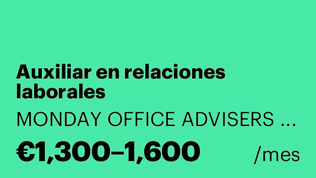 Auxiliar en relaciones laborales