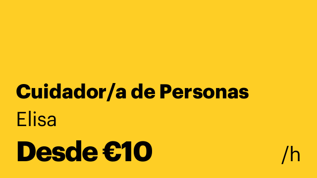 Cuidador/a de Personas