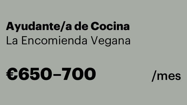 Ayudante/a de Cocina