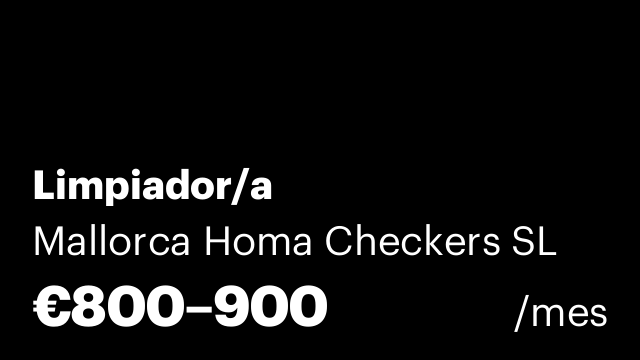 Limpiador/a