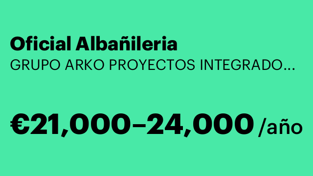 Oficial Albañileria