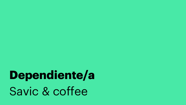 Dependiente/a