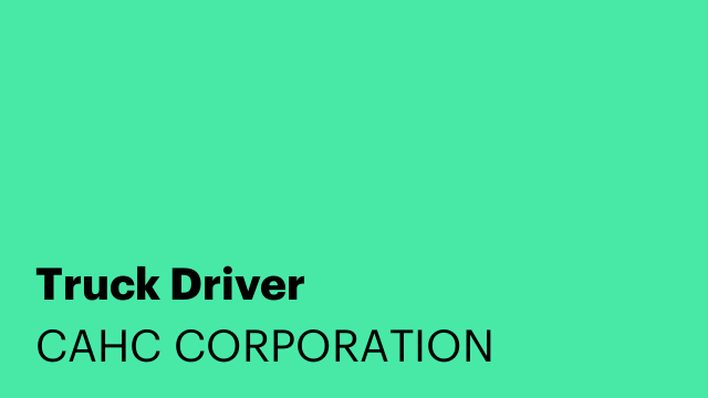 Truck Driver