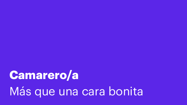 Camarero/a