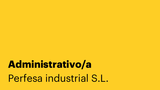 Administrativo/a