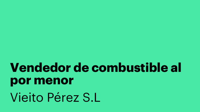 Vendedor de combustible al por menor