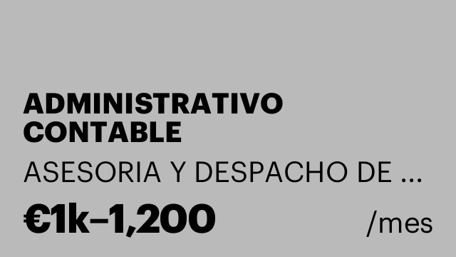 ADMINISTRATIVO CONTABLE