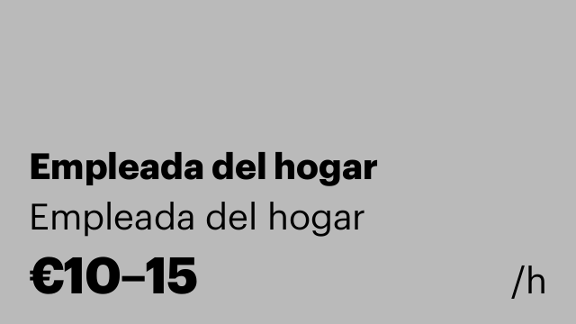 Empleada del hogar