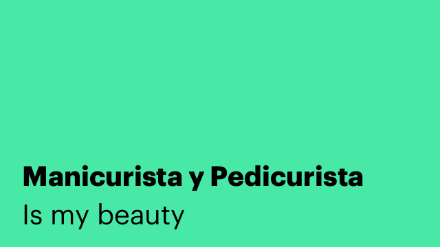 Manicurista y Pedicurista
